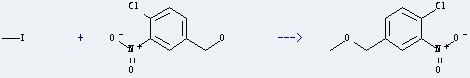 Benzenemethanol,4-chloro-3-nitro- can be used to produce 1-chloro-4-methoxymethyl-2-nitro-benzene with iodomethane.